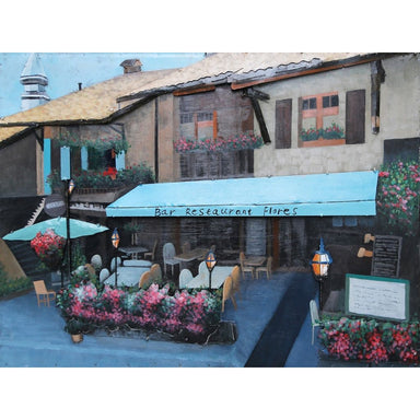 Tableau En Metal 3D 80 X 120 Flores — MD001894