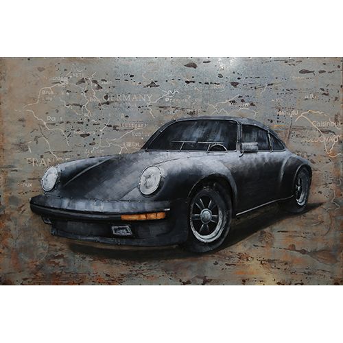 Tableau En Metal voiture de sport — MD001900