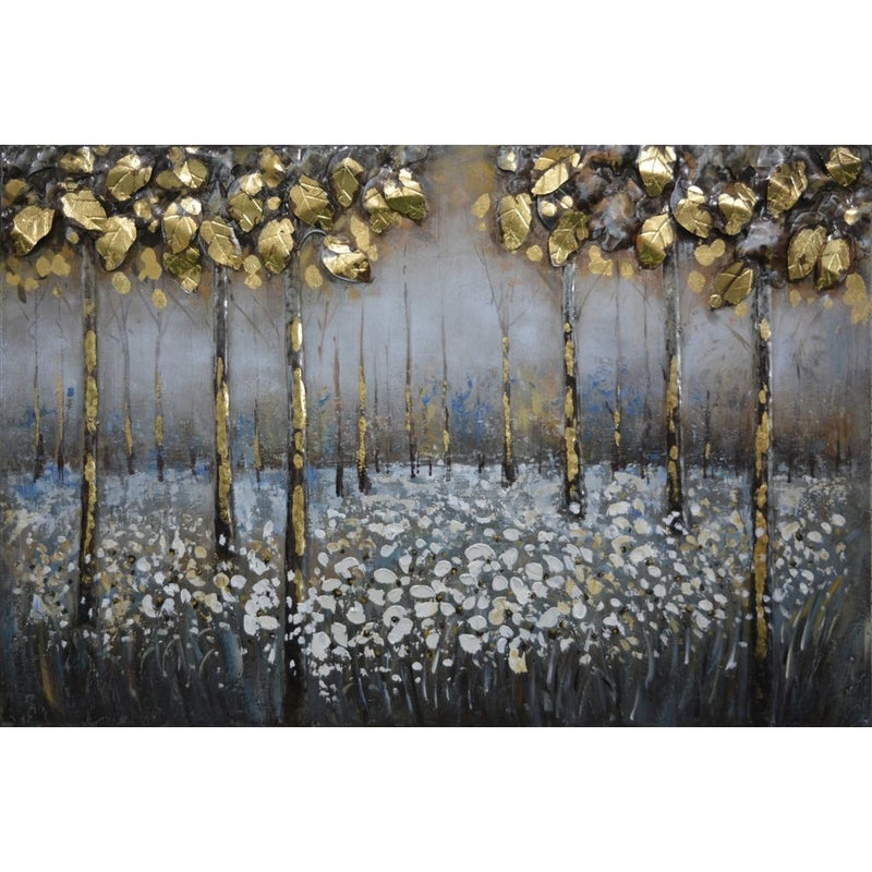 Tableau En Metal Bois 120 X 80 — MD002015