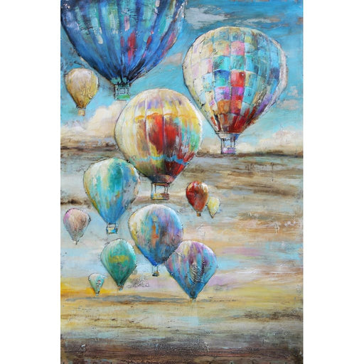 Cadre En Metal Montgolfières — MD002252