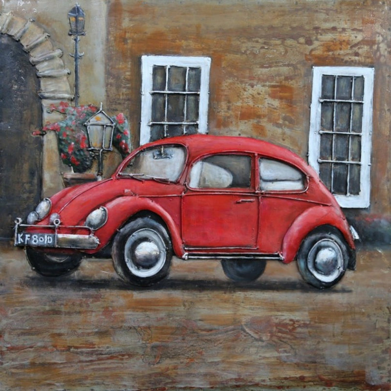 Tableau En Metal 3D Voiture Allemande — MD002317