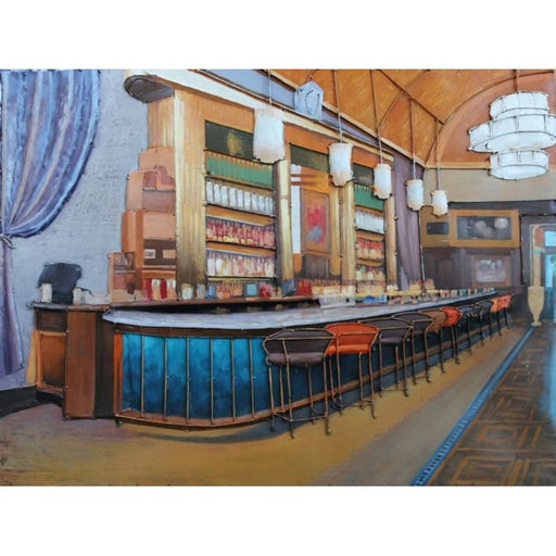 Tableau 3D En Metal Bar — MD002318