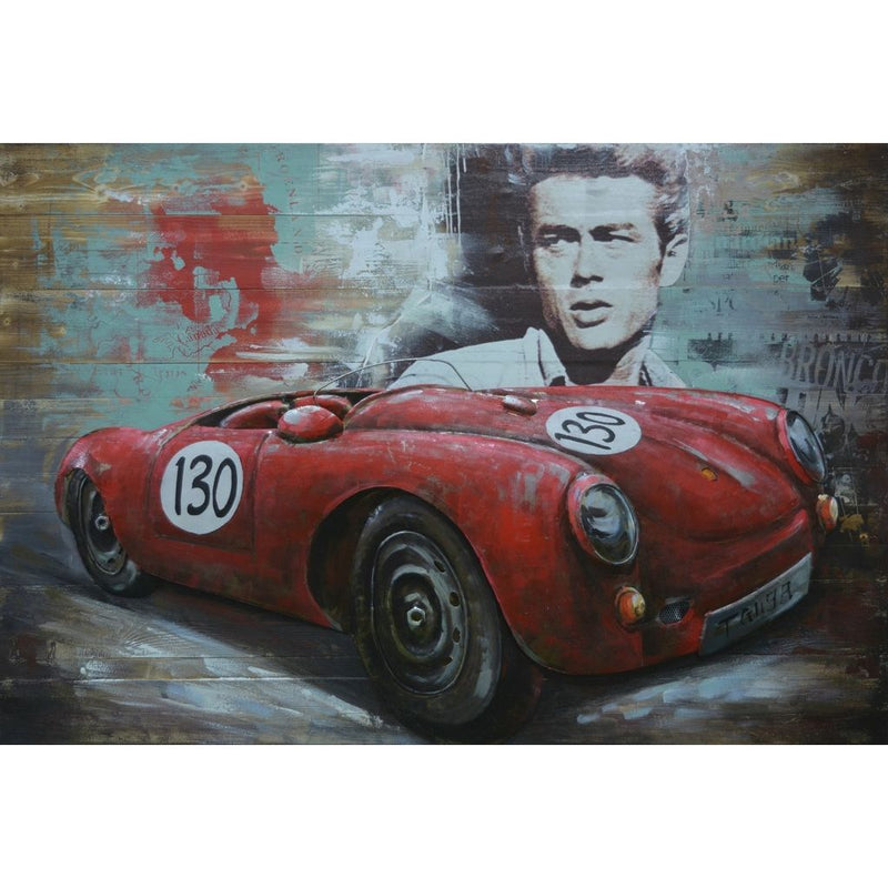 Tableau 3D En Metal James Dean — MD002321
