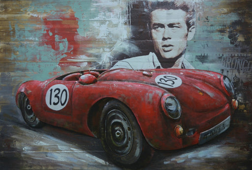 Tableau 3D En Metal James Dean — MD002321