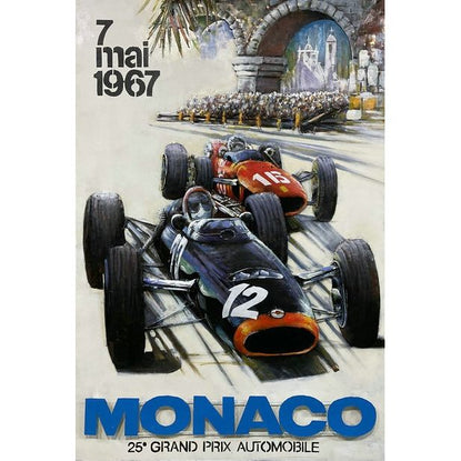Tableau 3D En Métal Monaco 60x80 — MD002330