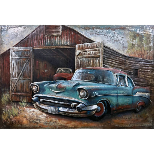 Tableau 3D En Métal Chevy — MD002332