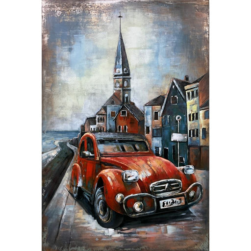 Tableau 3D En Métal 2 CV — MD002334