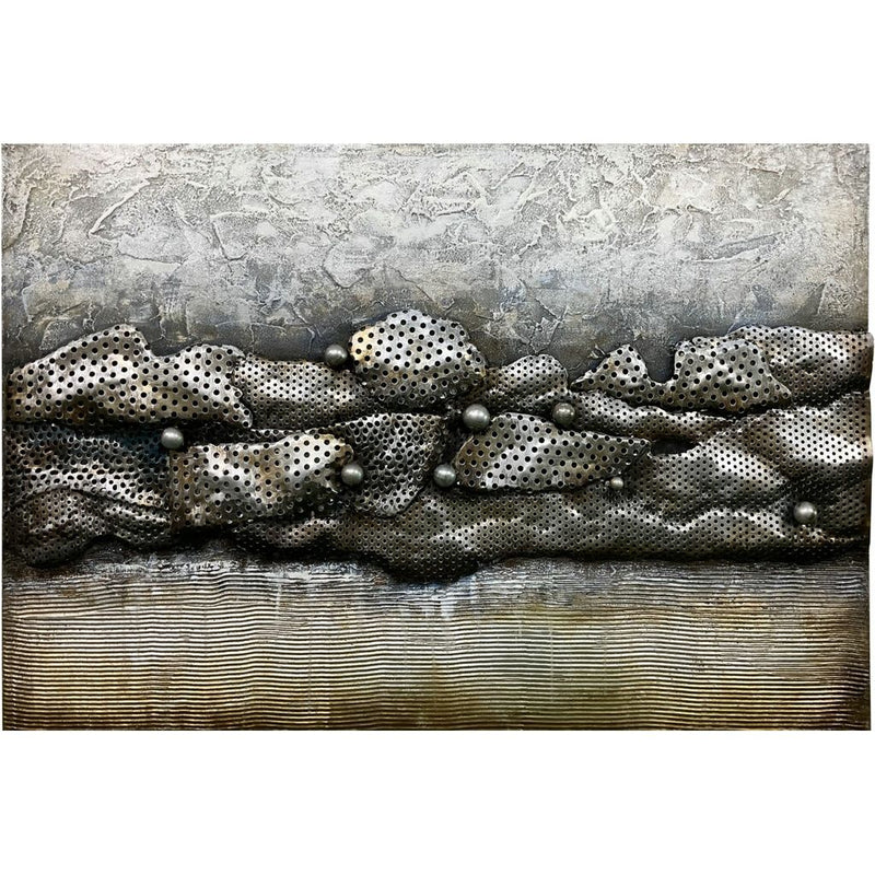 Tableau 3D En Métal comtemporaire — MD002343