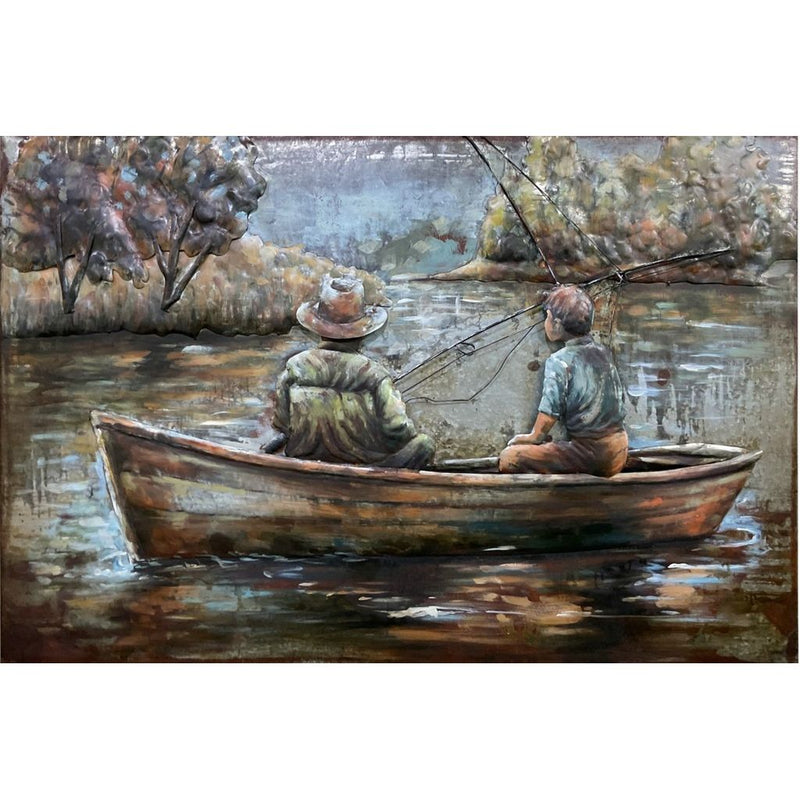 Art Métallique Pêcheurs — MD002354