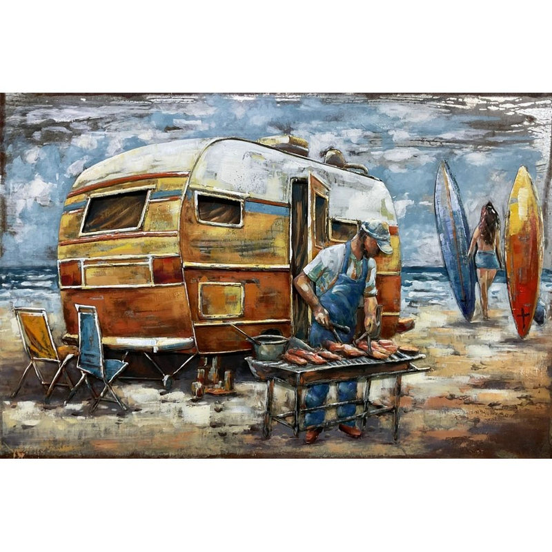Art Métallique caravane — MD002355