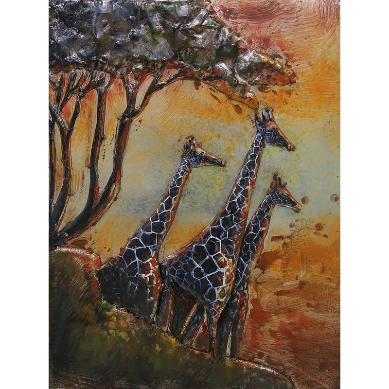 Cadre En Metal les girafes 60x80 — MD002659