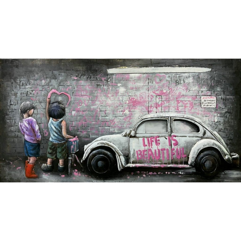 3 D Art Métallique Street Art — MD002806