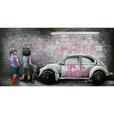 3 D Art Métallique Street Art — MD002806