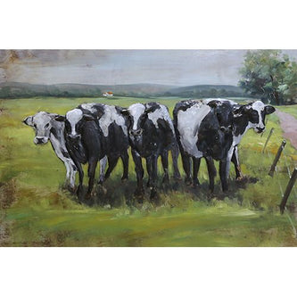 3 D Art Métallique Vaches — MD002968