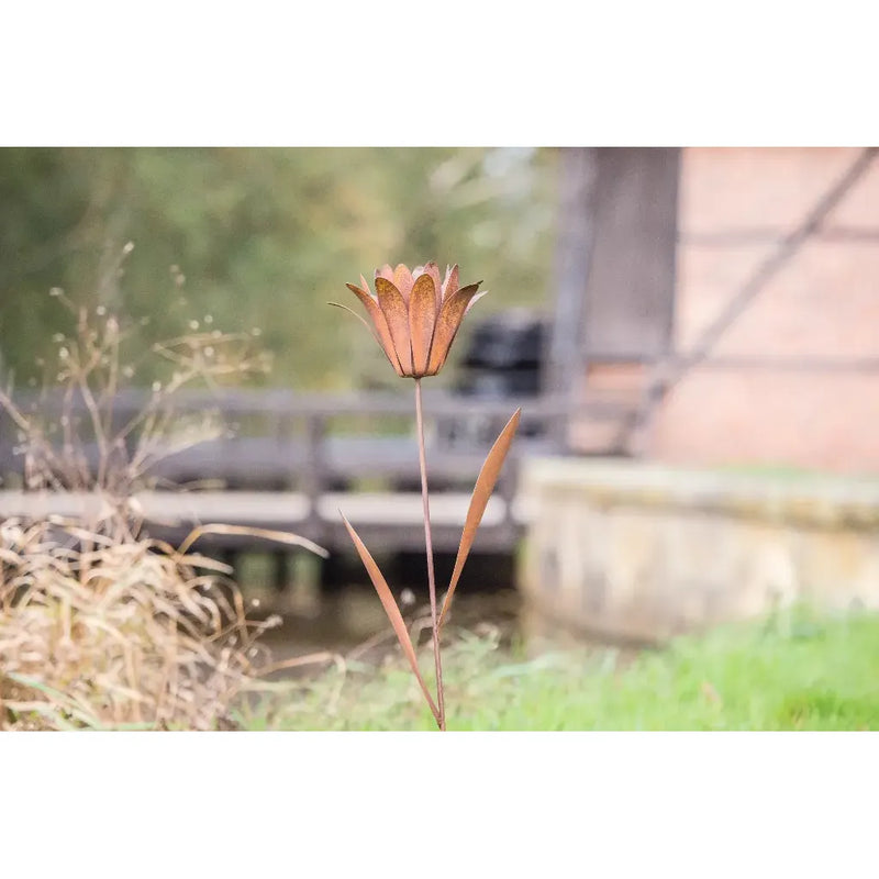 Calice de fleur en 3D sur tige en Ecorouille®(2) — MD14014