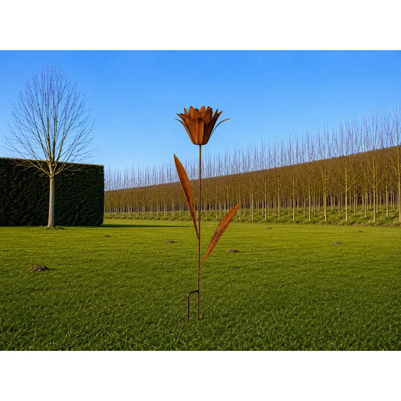 Calice de fleur XL sur tige en Ecorouille® (2) — MD14016