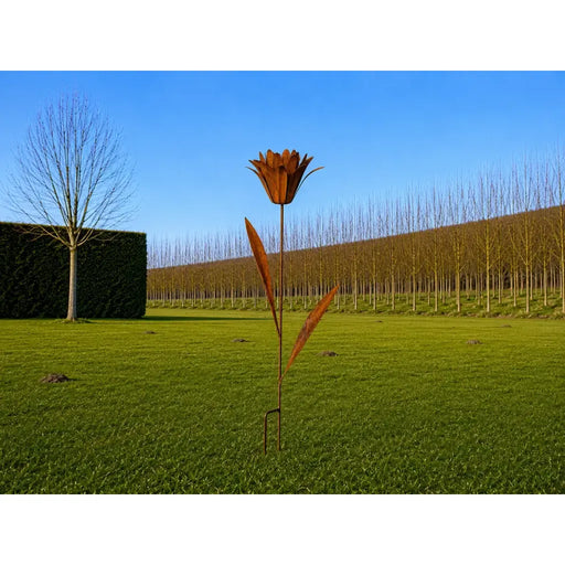 Calice de fleur XL sur tige en Ecorouille® (2) — MD14016