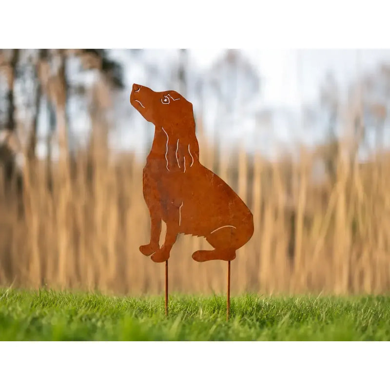 Piquet de jardin Chien Assis Ecorouille® (4) — MD14042