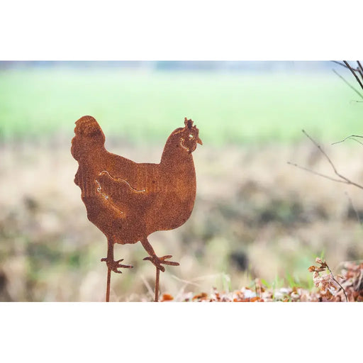 Piquet de jardin Poule Ecorouille® (4) — MD14046