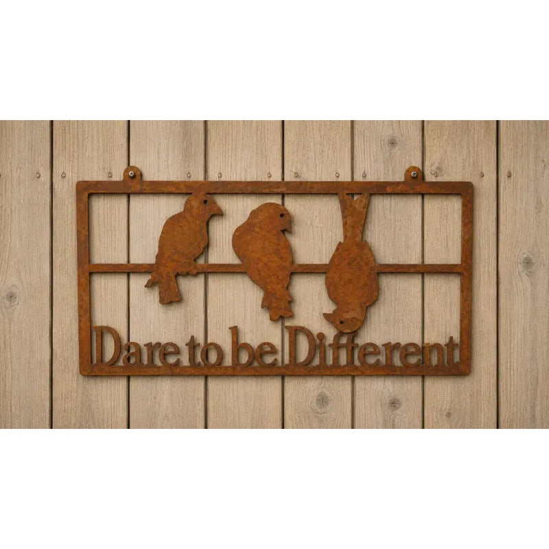 Décoration murale "dare to be different" Ecorouille®(4) — MD14081