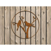 Décoration murale 2 Oiseaux Ecorouille® (4) — MD14097