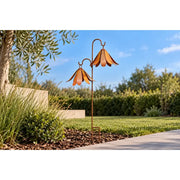 Piquet de jardin 2 Fleurs Ecorouille® (2) — MD14111