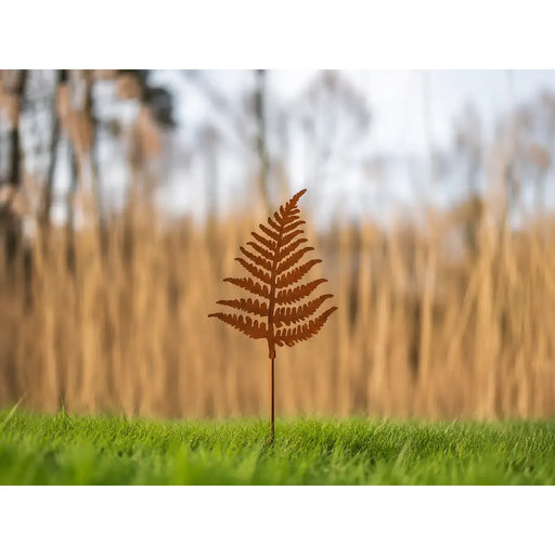 Piquet de Jardin Fougère Eco-Rouille (4) — MD14136-2