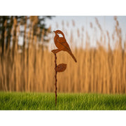 Piquet de Jardin Oiseau Eco-Rouille (6) — MD14136-4