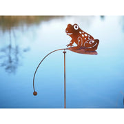Piquet de jardin Grenouille en équilibre Ecorouille® (4) — MD14145