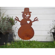 Bonhomme de Neige Tuteur de Jardin Ecorouille (2) — MD14173