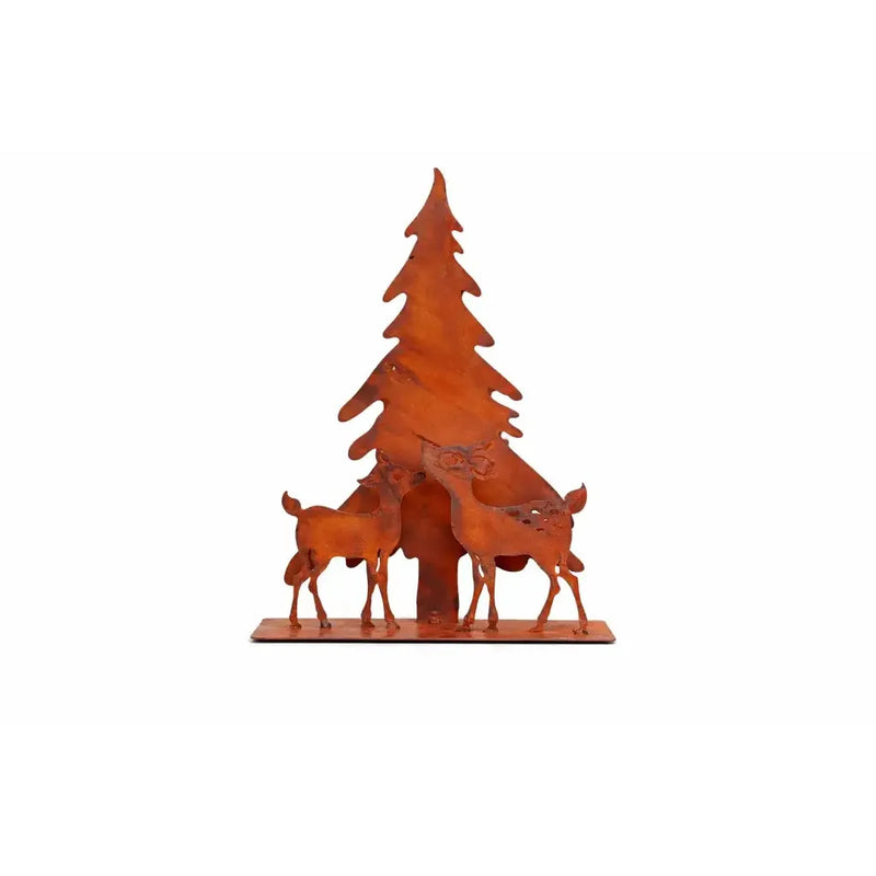 Sapin de Noël avec Cerfs Ecorouille (4) — MD14178