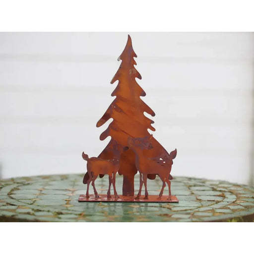 Sapin de Noël avec Cerfs Ecorouille (4) — MD14178
