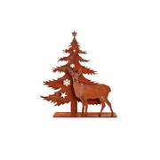 Sapin avec Cerf Éco-rouille (4) — MD14179