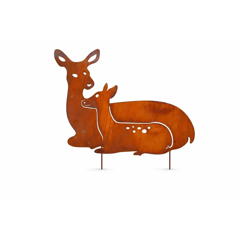 Mère et bébé cerf ecorouille (4) — MD14180