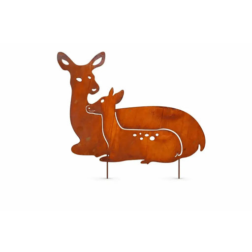 Mère et bébé cerf ecorouille (4) — MD14180