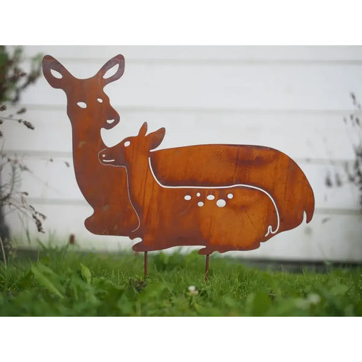 Mère et bébé cerf ecorouille (4) — MD14180