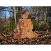 Piquet de jardin Bouddha éco-rouille (3) — MD14193