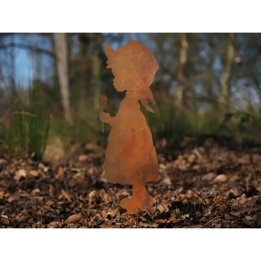 Fille avec fleur éco-rouille (4) — MD14198
