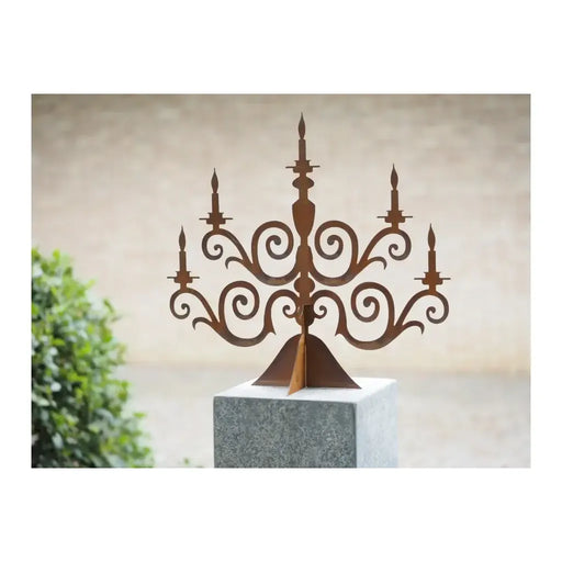 Chandelier éco-rouille (4) — MD14202