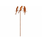 Piquet de Jardin 3 Oiseaux Éco-Rouille® (4) — MD14210