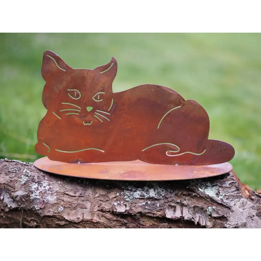 Chat allongé Éco-rouille® (4) — MD14211