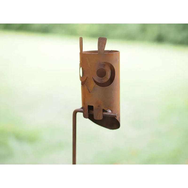 Piquet de Jardin Hibou Éco-Rouille (4) — MD14214