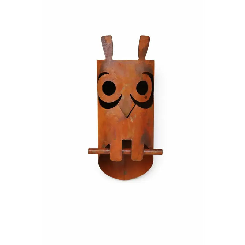 Hibou à Suspendre Éco-Rouille (4) — MD14215