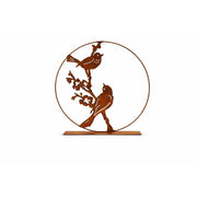 Cercle avec Oiseaux Éco-Rouille (4) — MD14220