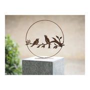 Cercle 2 oiseaux sur base (4) — MD14238