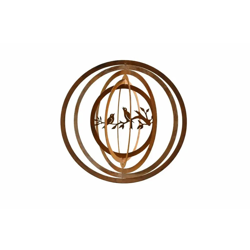 Cercle avec 2 oiseaux sur une branche spinner (6) — MD14241