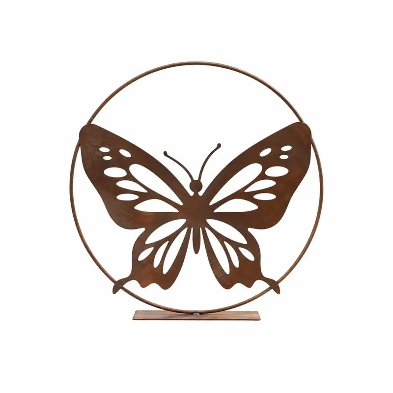Cercle avec papillon Éco-Rouille (4) — MD14244
