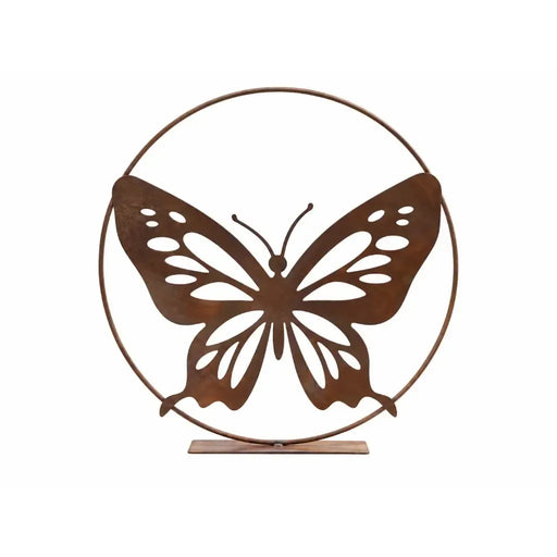 Cercle avec papillon Éco-Rouille (4) — MD14244