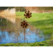 Piquet de Jardin avec 2 Fleurs (2) — MD14246