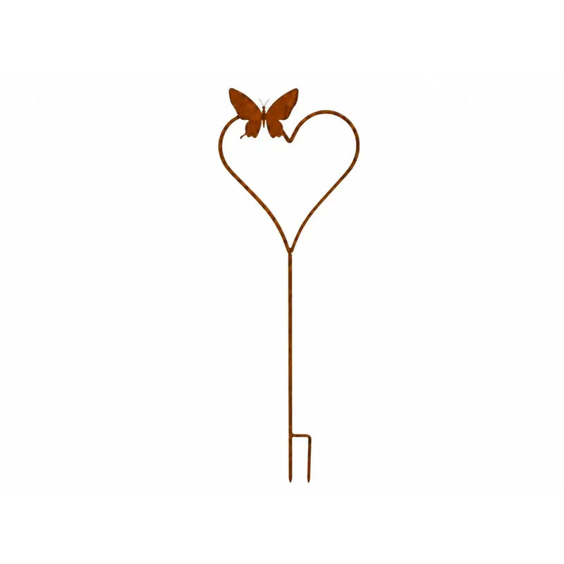 Cœur avec Papillon sur Tige (6) — MD14253